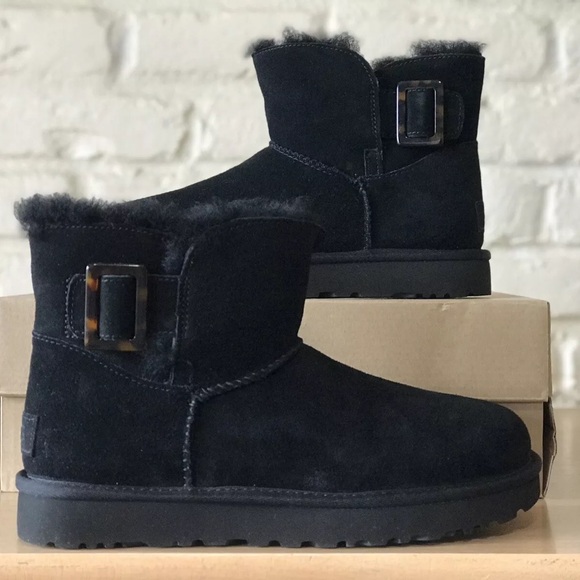 UGG Shoes - Authentic Ugg Classic Mini Bailey Side Buckle Boots